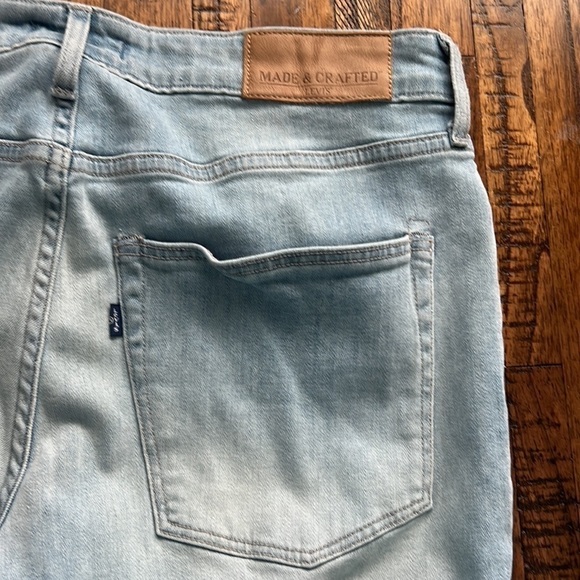 Made and Crafted Levi’s intentional fading skinny PINS light Wash size 30 - Picture 10 of 16